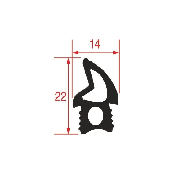 GUARNIZIONE PORTA FORNO 3031 mm