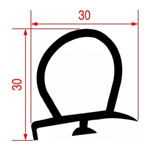 GUARNIZIONE PORTA CELLA BARRA 2300mm