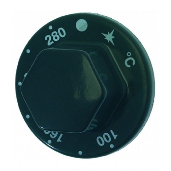 MANOPOLA NERA Diam. 55 mm 100-280C