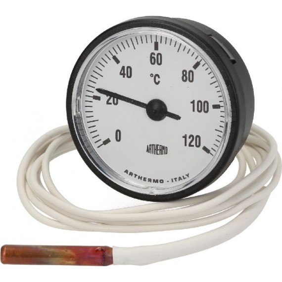 TELETERMOMETRO BIANCO Diam. 52 mm 0-120C