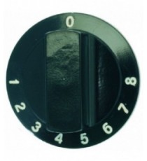 MANOPOLA NERA Diam. 50 mm 1-2-3-4-5-6-7-8