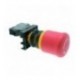 PULSANTE ARRESTO A FUNGO ROSSO C/BLOCCO