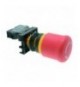 PULSANTE ARRESTO A FUNGO ROSSO C/BLOCCO