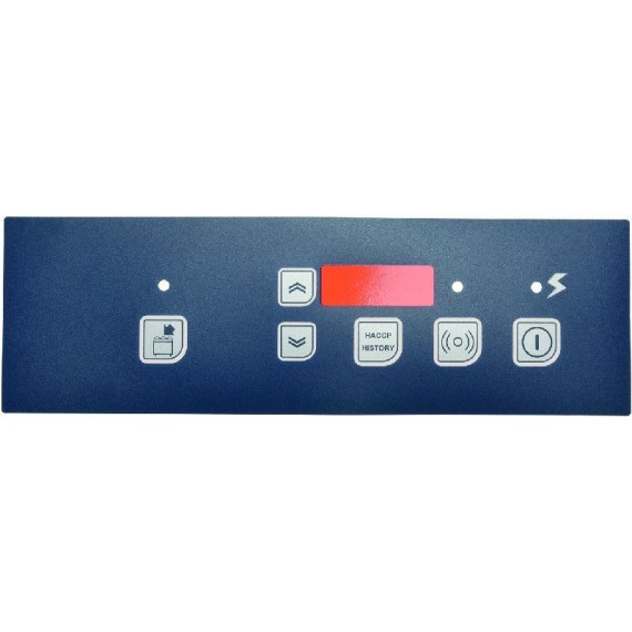 TARGA COMANDI ADESIVA 238x75 mm