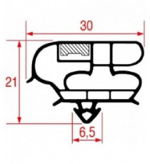 GUARNIZIONE AD INCASTRO 765x610 mm