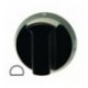 MANOPOLA NERA Diam. 52 mm 110-190C
