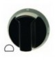 MANOPOLA NERA Diam. 52 mm 110-190C