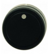 MANOPOLA NERA Diam. 39 mm SERIGRAFATA