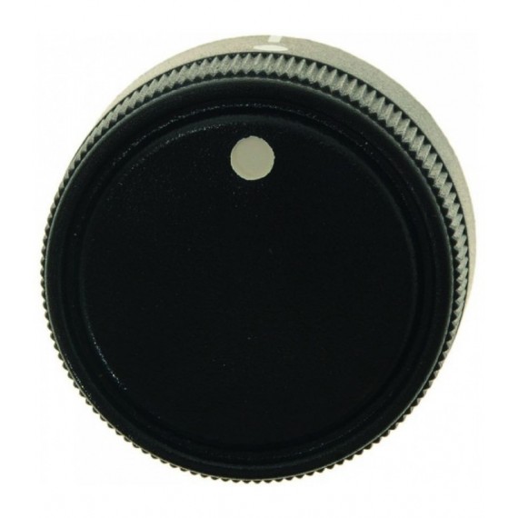 MANOPOLA NERA Diam. 39 mm SERIGRAFATA