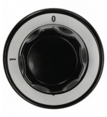MANOPOLA NERA Diam. 70 mm 0-1