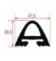GUARNIZIONE PORTA FORNO 1410x520 mm