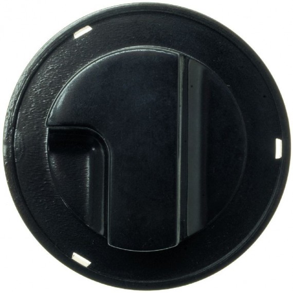MANOPOLA NERA Diam. 65 mm