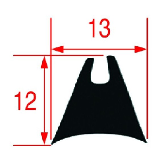GUARNIZIONE VETRO FORNO 3100 mm