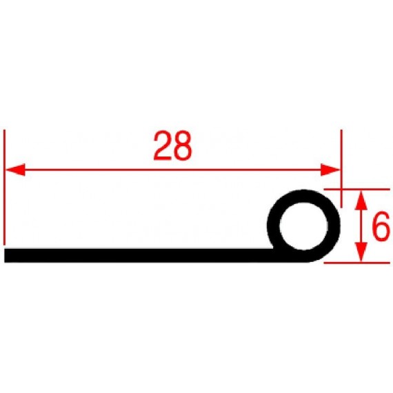 GUARNIZIONE PORTA 478 mm