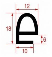 GUARNIZIONE VETRO FORNO 2000 mm
