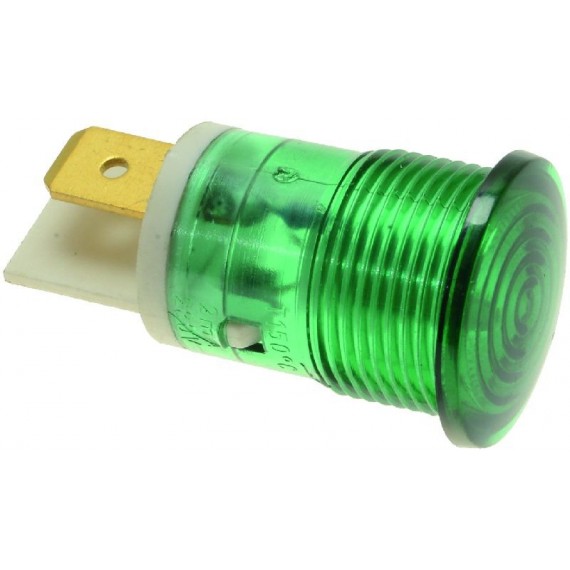LAMPADA SPIA VERDE 230V