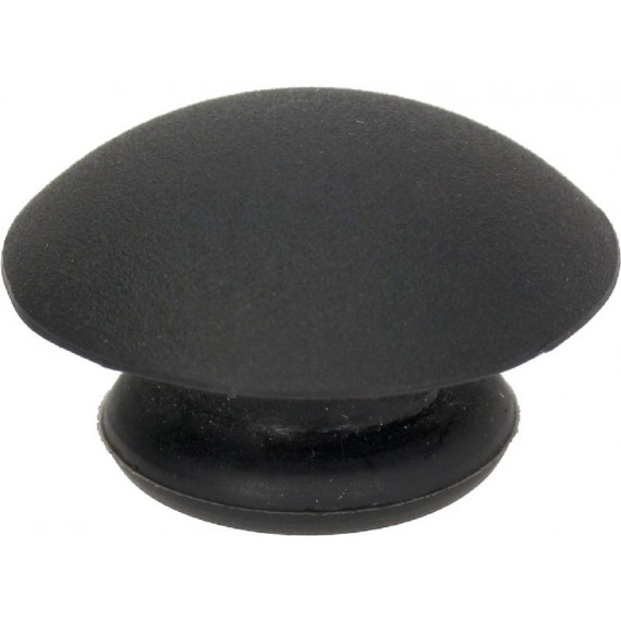 TASTO NERO IN GOMMA Diam. 24x14 mm