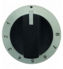 MANOPOLA NERA Diam. 74 mm 1-2-3-4-5-6-7-8