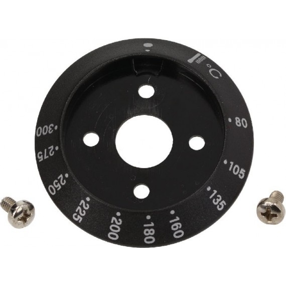 GHIERA MANOPOLA NERA Diam. 58 mm 80-300C