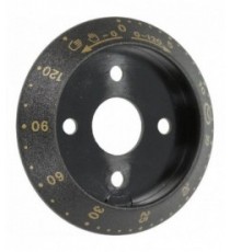 GHIERA MANOPOLA NERA Diam. 58 mm 0-120'