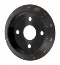 GHIERA MANOPOLA NERA Diam. 58 mm 1-10