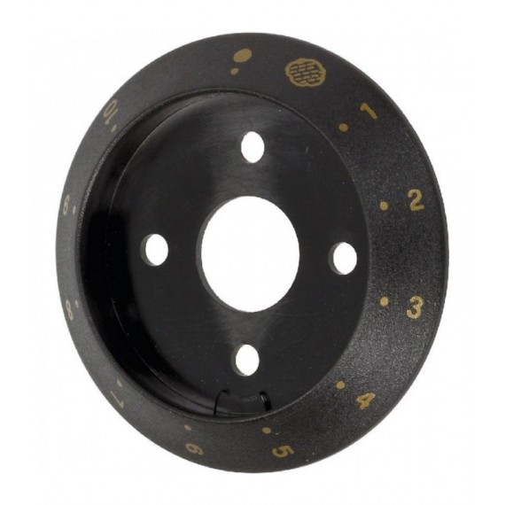 GHIERA MANOPOLA NERA Diam. 58 mm 1-10