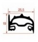 GUARNIZIONE PORTA FORNO 710x685 mm