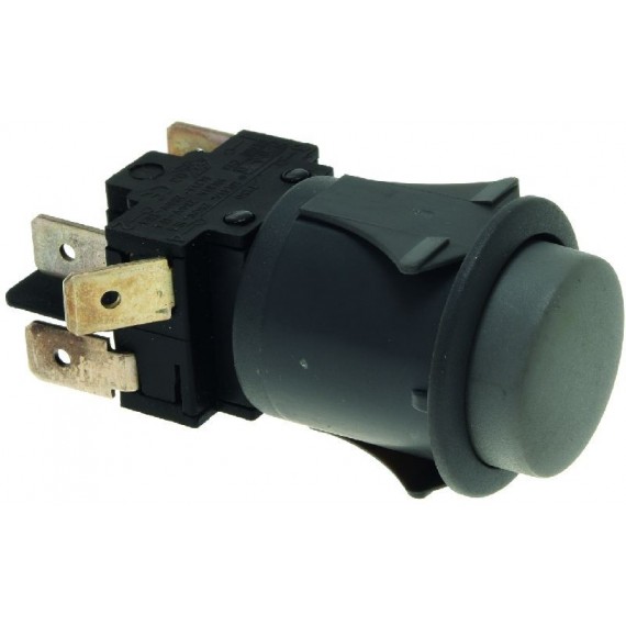 PULSANTE BIPOLARE GRIGIO 16A 250V