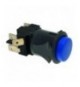 PULSANTE BIPOLARE BLU 16A 250V
