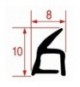 GUARNIZIONE PORTA FORNO 420x300 mm