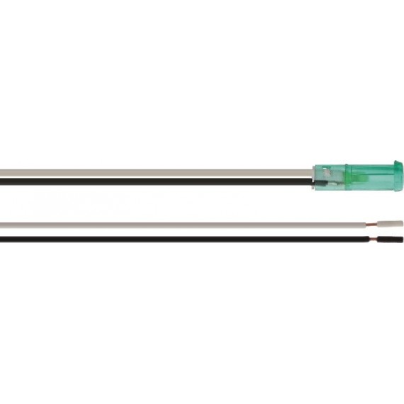 LAMPADA SPIA LED VERDE 5Vdc