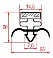 GUARNIZIONE AD INCASTRO 1331x690 mm