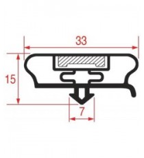 GUARNIZIONE AD INCASTRO 735x460 mm