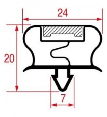 GUARNIZIONE AD INCASTRO 790x715 mm