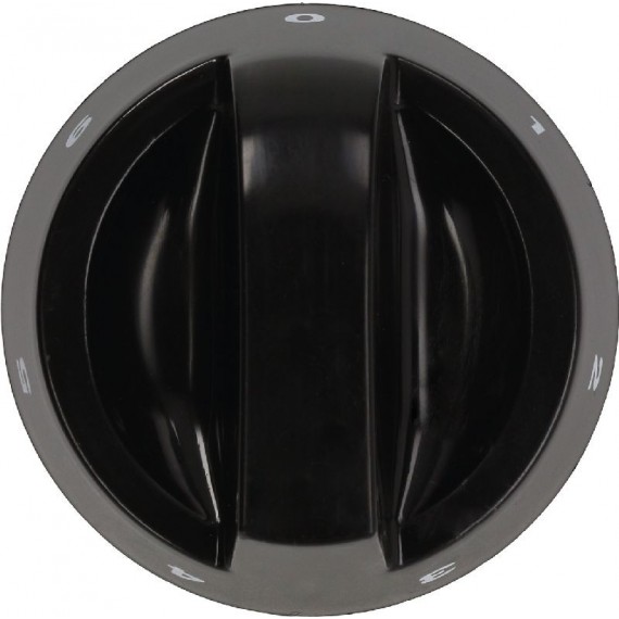 MANOPOLA NERA Diam. 75 mm 0-1-2-3-4-5-6