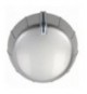 MANOPOLA ARGENTO Diam. 55 mm