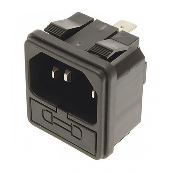 SPINA CON PORTAFUSIBILE 10A 250V