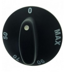 MANOPOLA NERA Diam. 65 mm 0-90C