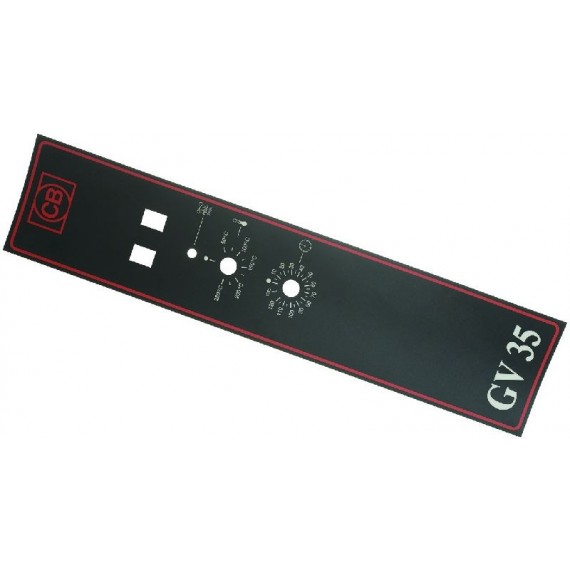 TARGA COMANDI 715x160 mm