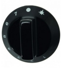 MANOPOLA NERA Diam. 60 mm 1-2-3-4-5-6-7