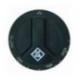 MANOPOLA NERA Diam. 66 mm 30-110C