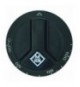 MANOPOLA NERA Diam. 66 mm 30-110C