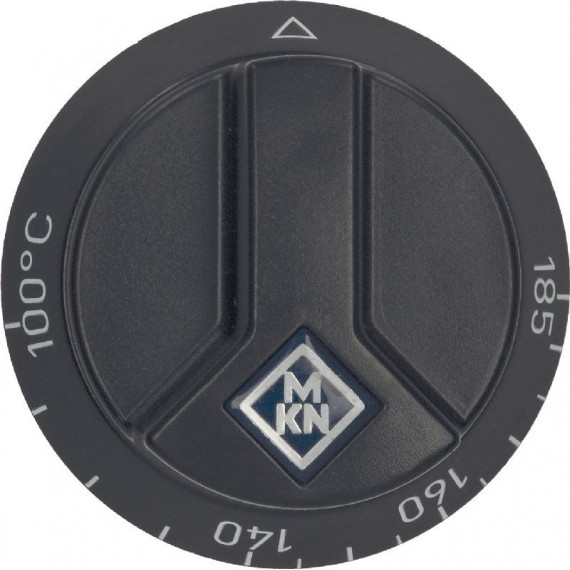 MANOPOLA NERA Diam. 66 mm 100-185C