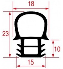 GUARNIZIONE PORTA 1495x580 mm