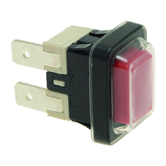 INTERRUTTORE UNIPOLARE ROSSO 16A 250V
