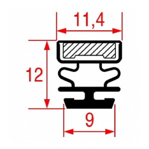 GUARNIZIONE AD INCASTRO 575x415 mm