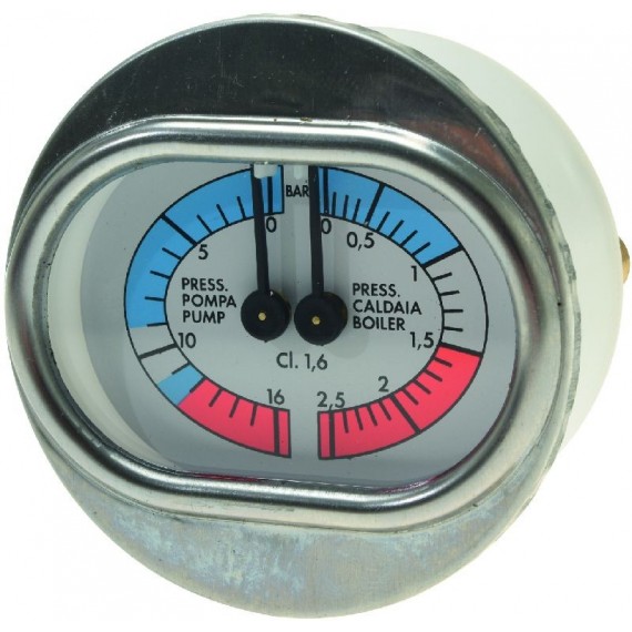 MANOMETRO CALDAIA-POMPA Diam. 63 mm
