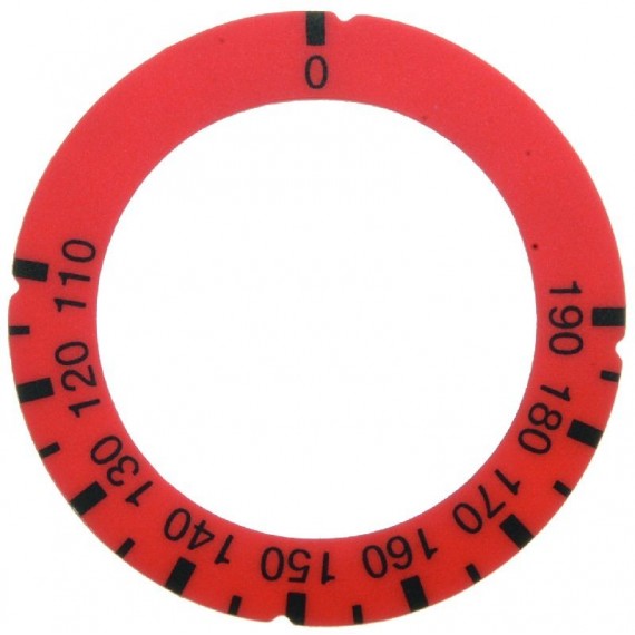 DISCO AUTOADESIVO ROSSO 110-190C