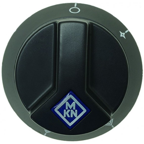 MANOPOLA NERA Diam. 66 mm SERIGRAFATA