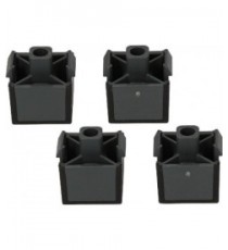 KIT PIEDINO IN GOMMA 34x34x37 mm - 4 PZ